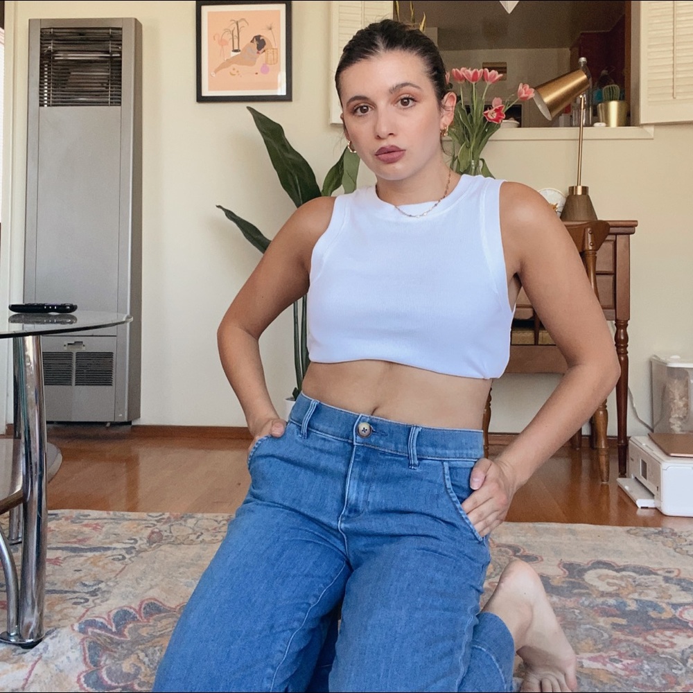 EXPRESS WIDE LEG JEANS - Picture 4 of 6